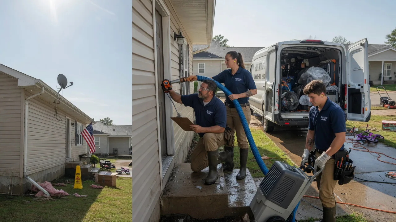 Ceiling Water Damage Restoration in Fort Scott, KS near me