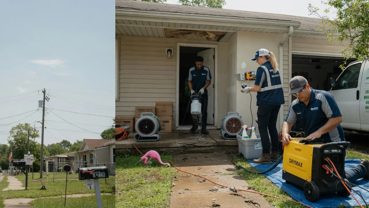 Storm Damage Water Removal in Fort Scott, KS near me